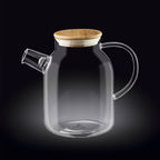 Glass Teapot with Bamboo Lid — 54 oz