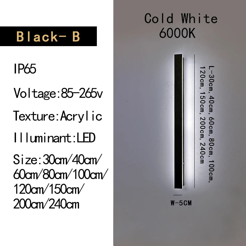 Linear LED Wall Light