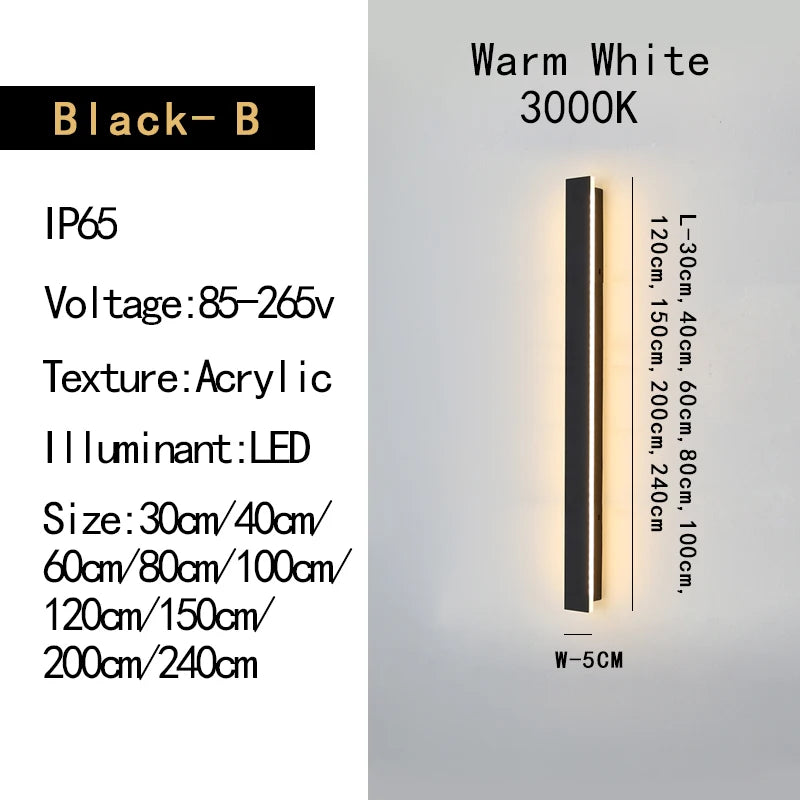 Linear LED Wall Light